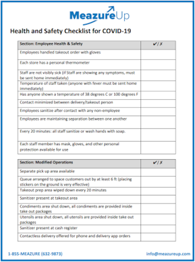 Free Checklists Meazureup   HealthAndSafetyThumb 