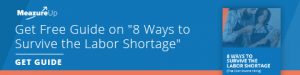 free guide on 8 ways to survive the labor shortage graphic