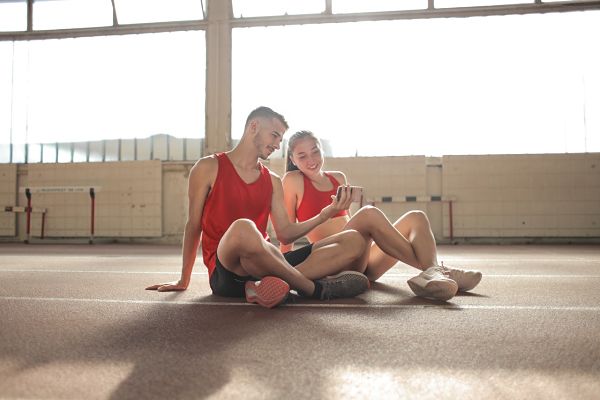 couple working out